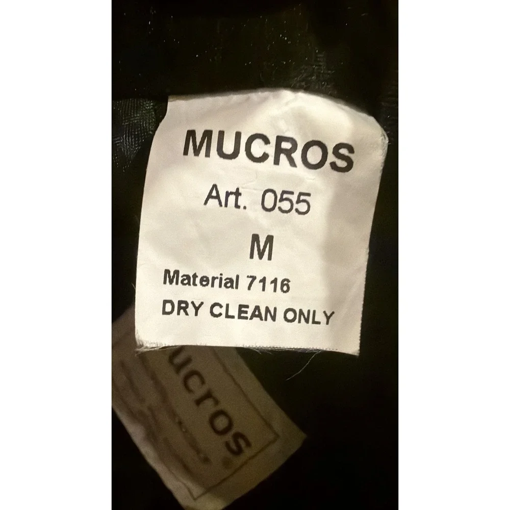 Mucros Weavers Workshop Irish tweed Hounds Tooth flat cap peaky size medium